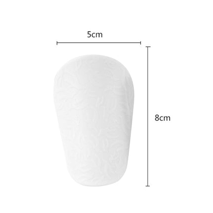 2Pcs Mini Soccer Shin Guards Sports Gear Shin Protection for Kids Boys Girls White XS
