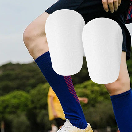 2Pcs Mini Soccer Shin Guards Sports Gear Shin Protection for Kids Boys Girls White S