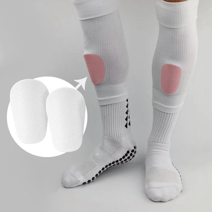 2Pcs Mini Soccer Shin Guards Sports Gear Shin Protection for Kids Boys Girls White S