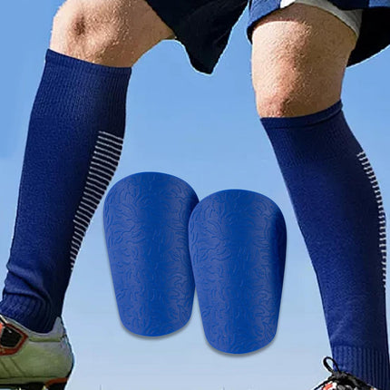 2Pcs Mini Soccer Shin Guards Sports Gear Shin Protection for Kids Boys Girls Blue XS