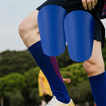 2Pcs Mini Soccer Shin Guards Sports Gear Shin Protection for Kids Boys Girls Blue XS