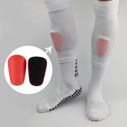 2Pcs Mini Soccer Shin Guards Sports Gear Shin Protection for Kids Boys Girls Red XS