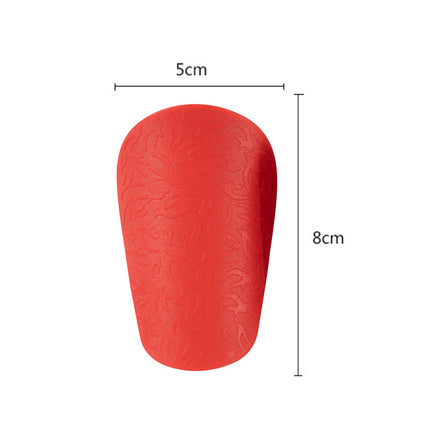 2Pcs Mini Soccer Shin Guards Sports Gear Shin Protection for Kids Boys Girls Red XS