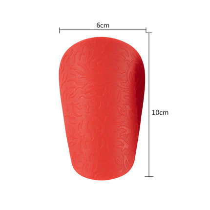2Pcs Mini Soccer Shin Guards Sports Gear Shin Protection for Kids Boys Girls Red S