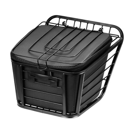 Rear Bike Basket Carrier Metal Cycling Rack Basket for Biking Luggage Hiking