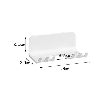 2x Wall Mounted Racket Rack Practical with Small Hooks Badminton Racket Hook