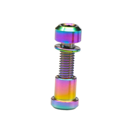 Bike Stem Bolt Nut Set Repair Lightweight Attachment Spare Parts Replacement Colorful