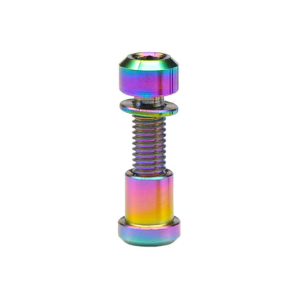 Bike Stem Bolt Nut Set Repair Lightweight Attachment Spare Parts Replacement Colorful