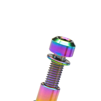 Bike Stem Bolt Nut Set Repair Lightweight Attachment Spare Parts Replacement Colorful