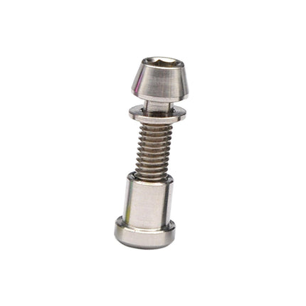 Bike Stem Bolt Nut Set Repair Lightweight Attachment Spare Parts Replacement Silver