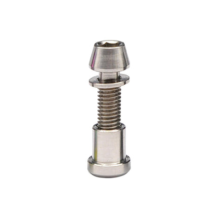 Bike Stem Bolt Nut Set Repair Lightweight Attachment Spare Parts Replacement Silver