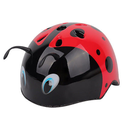 3D Ladybug Bike Helmet Kids Portable Road Cycling Helmet for Children Riding S