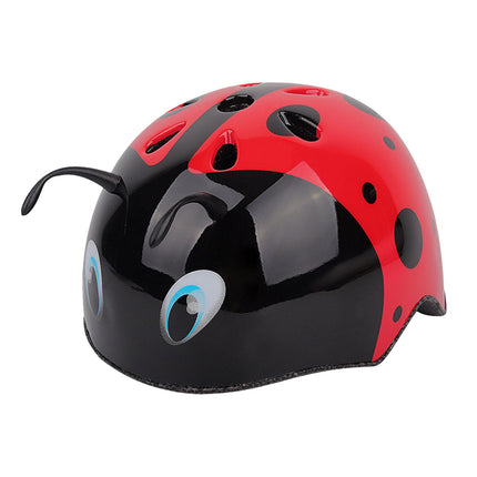 3D Ladybug Bike Helmet Kids Portable Road Cycling Helmet for Children Riding S
