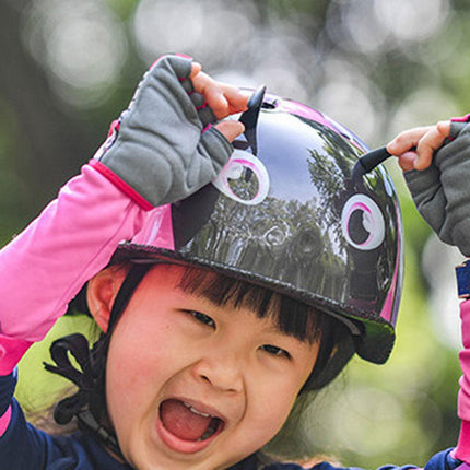 3D Ladybug Bike Helmet Kids Portable Road Cycling Helmet for Children Riding S