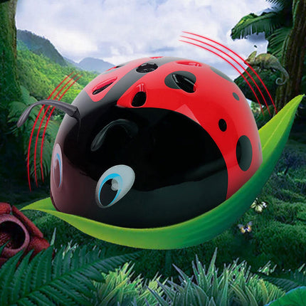 3D Ladybug Bike Helmet Kids Portable Road Cycling Helmet for Children Riding M