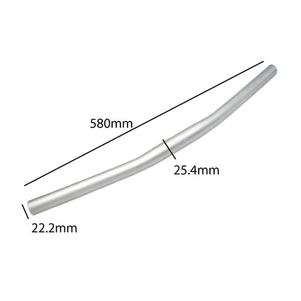 Riser Bar Bicycle Component Cycling Accessories Mountain Bike Handlebar 25.4 White