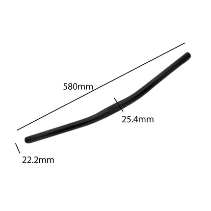 Riser Bar Bicycle Component Cycling Accessories Mountain Bike Handlebar 25.4 Black