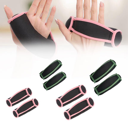 1 Pair Running Hand Weights Detachable Women Handheld Aerobics Sand Bag 1lb Pink
