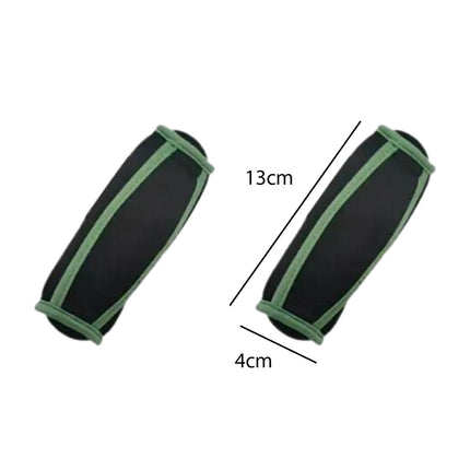 1 Pair Running Hand Weights Detachable Women Handheld Aerobics Sand Bag 1lb Green