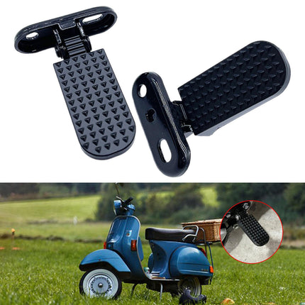 2Pcs Bike Rear Pedals Foot Plates Pedals for BMX Motorcycle Electric Bicycle