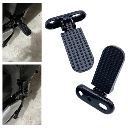 2Pcs Bike Rear Pedals Foot Plates Pedals for BMX Motorcycle Electric Bicycle