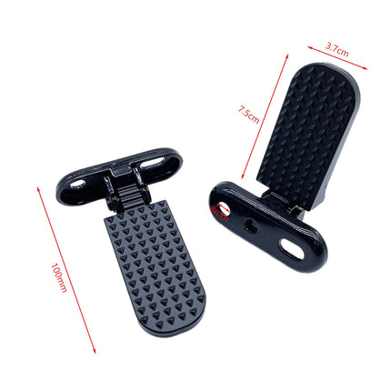 2Pcs Bike Rear Pedals Foot Plates Pedals for BMX Motorcycle Electric Bicycle