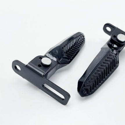 2x Electric Bike Pedals Sturdy Foot Pegs Scooter Pedals for Electric Bicycle Without tools