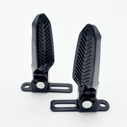 2x Electric Bike Pedals Sturdy Foot Pegs Scooter Pedals for Electric Bicycle Without tools
