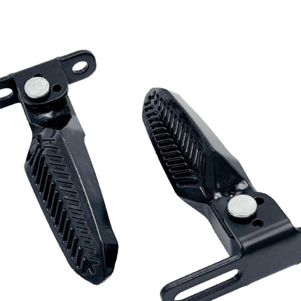 2x Electric Bike Pedals Sturdy Foot Pegs Scooter Pedals for Electric Bicycle Without tools