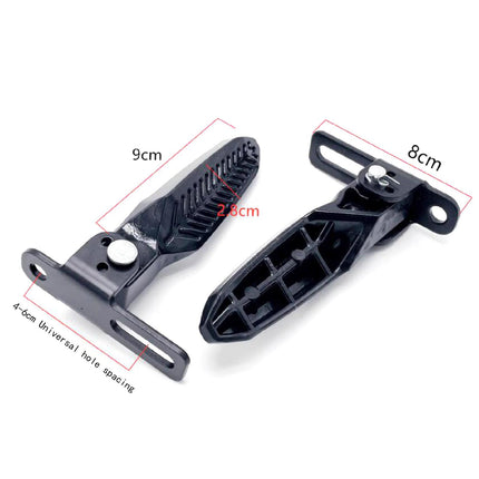 2x Electric Bike Pedals Sturdy Foot Pegs Scooter Pedals for Electric Bicycle Without tools