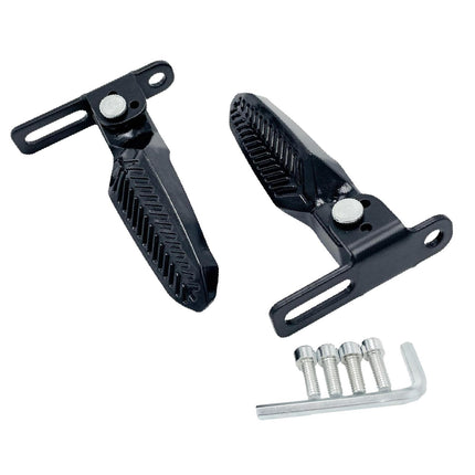 2x Electric Bike Pedals Sturdy Foot Pegs Scooter Pedals for Electric Bicycle With tools