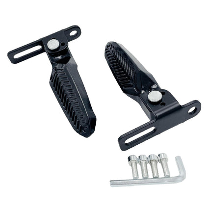 2x Electric Bike Pedals Sturdy Foot Pegs Scooter Pedals for Electric Bicycle With tools