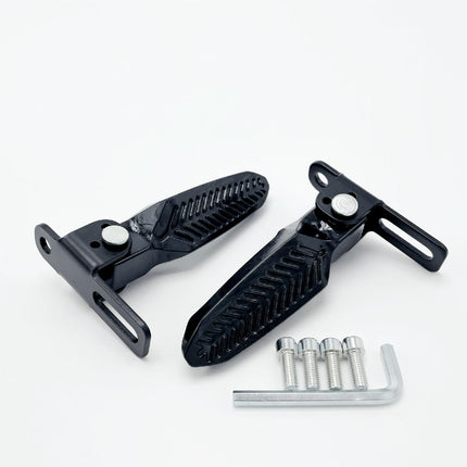 2x Electric Bike Pedals Sturdy Foot Pegs Scooter Pedals for Electric Bicycle With tools