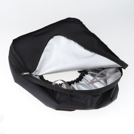 Bike Basket Cover Rainproof Protector for Motorcycles Cycling Electric Bikes Solid Black