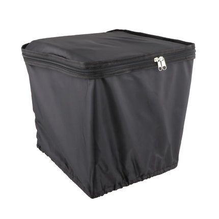 Bike Basket Cover Rainproof Protector for Motorcycles Cycling Electric Bikes Solid Black