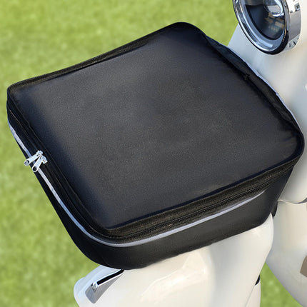 Bike Basket Cover Rainproof Protector for Motorcycles Cycling Electric Bikes Black with Strap