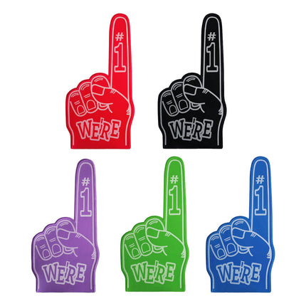 Giant Foam Finger Giant Foam Hand Gloves for Party School Outdoor Activities Red