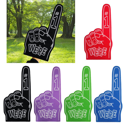 Giant Foam Finger Giant Foam Hand Gloves for Party School Outdoor Activities Red