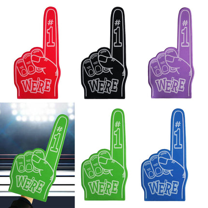 Giant Foam Finger Giant Foam Hand Gloves for Party School Outdoor Activities Red