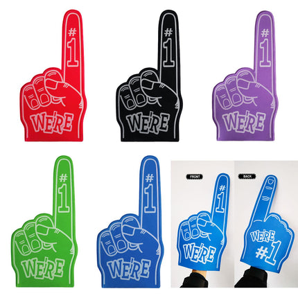 Giant Foam Finger Giant Foam Hand Gloves for Party School Outdoor Activities Red