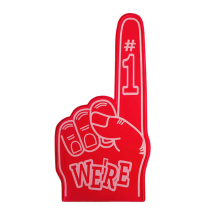 Giant Foam Finger Giant Foam Hand Gloves for Party School Outdoor Activities Red