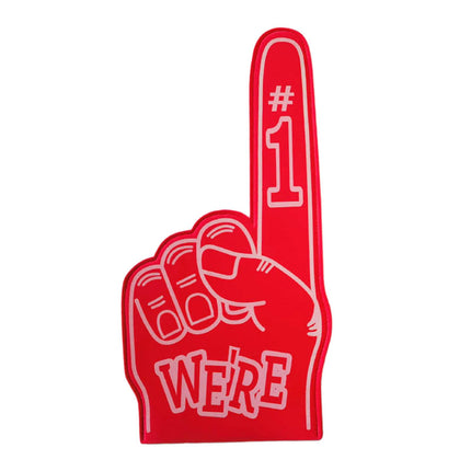Giant Foam Finger Giant Foam Hand Gloves for Party School Outdoor Activities Red