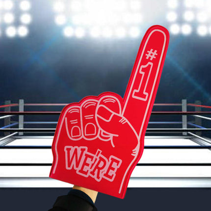 Giant Foam Finger Giant Foam Hand Gloves for Party School Outdoor Activities Red