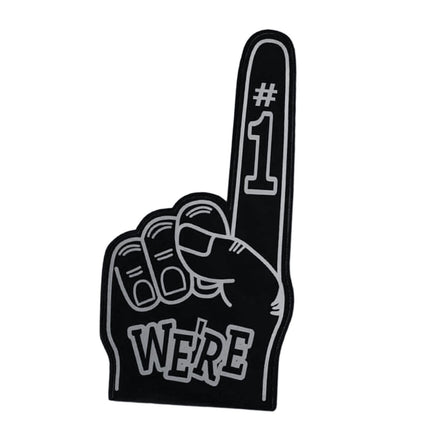 Giant Foam Finger Giant Foam Hand Gloves for Party School Outdoor Activities Black