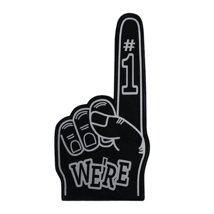 Giant Foam Finger Giant Foam Hand Gloves for Party School Outdoor Activities Black