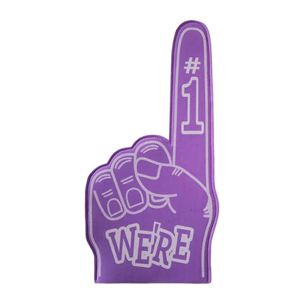 Giant Foam Finger Giant Foam Hand Gloves for Party School Outdoor Activities Purple