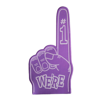 Giant Foam Finger Giant Foam Hand Gloves for Party School Outdoor Activities Purple