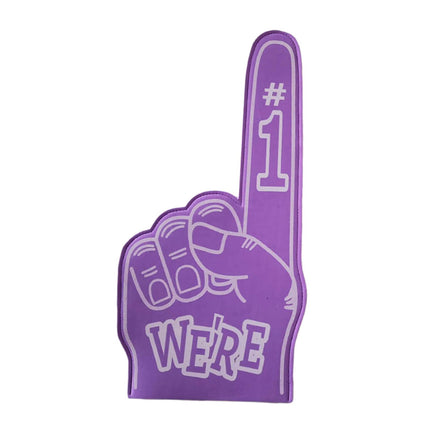Giant Foam Finger Giant Foam Hand Gloves for Party School Outdoor Activities Purple