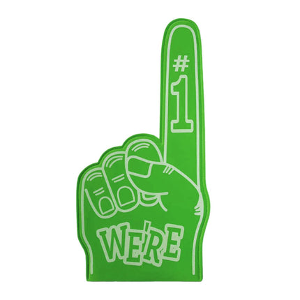 Giant Foam Finger Giant Foam Hand Gloves for Party School Outdoor Activities Green
