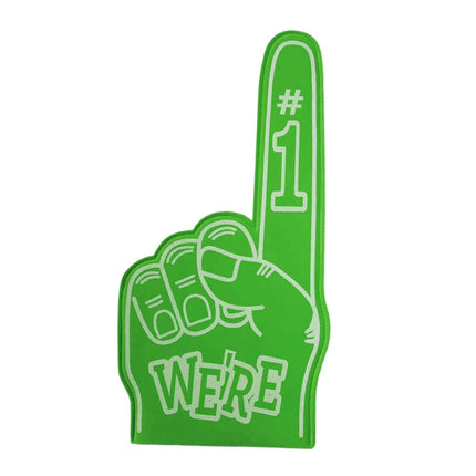 Giant Foam Finger Giant Foam Hand Gloves for Party School Outdoor Activities Green